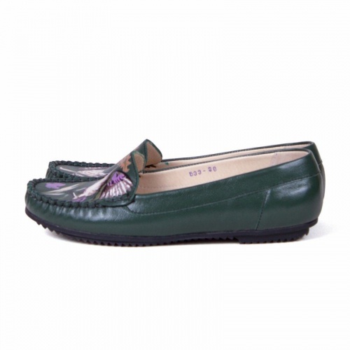 Мокасины "Птицы" - кожаные и замшевые мокасины ручной работы с рисунком на заказ | Sumnizza фото 6