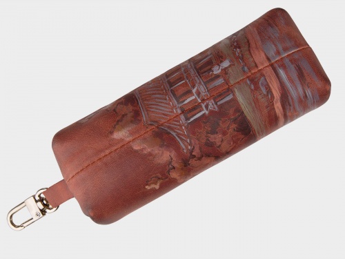 Ключница "Катхай" - кожаная ключница ручной работы с рисунком на заказ |  Sumnizza фото 2