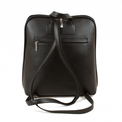 Кожаный рюкзак с рисунком "Кот Бегемот" ручной работы с рисунком и вышивкой на заказ - Sumnizza фото 5