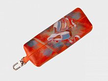 Ключница "Танцовщицы" — кожаная ключница ручной работы с рисунком и вышивкой на заказ