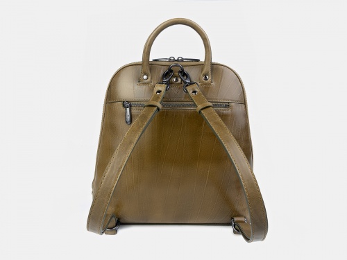 Женский стильный городскрй рюкзак с росписью собаки "Корги" ручной работы с рисунком и вышивкой на заказ - Sumnizza фото 4