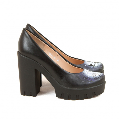 Женские туфли на высокой платформе "Полнолуние" фото фото 3