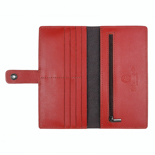 Женский кожаный кошелек с фото-принтом "Лисичка" - кожаный женский кошелек-портмоне ручной работы с рисунком на заказ |  Sumnizza фото 3