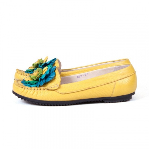 Мокасины "Цветок 3D" - кожаные и замшевые мокасины ручной работы с рисунком на заказ | Sumnizza фото 3