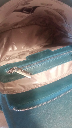 Женская сумка рюкзак с рисунком питомца ручной работы на заказ "Белый кот" ручной работы с рисунком и вышивкой на заказ
 фото 3