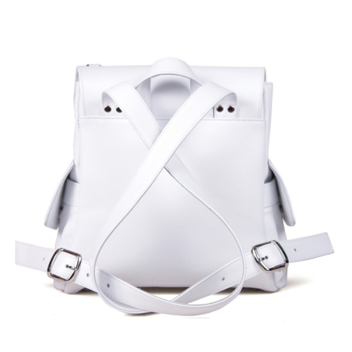 Женский рюкзак с карманами и рисунком Чешира "Чешир на чае" - кожаный рюкзак ручной работы с оригинальным рисунком на заказ |  Sumnizza фото 7