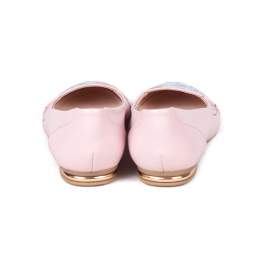 Летние балетки "Розы" - кожаные женские балетки ручной работы с рисунком на заказ |  Sumnizza фото 5