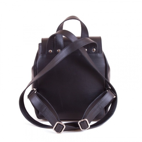 Маленький женский рюкзак с росписью "Черная пантера" ручной работы с рисунком на заказ | Sumnizza фото 3