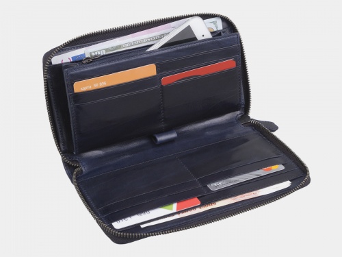 Кожаный кошелек под документы и для телефона с рисунком Чеширского кота ручной работы - кожаный женский кошелек-портмоне ручной работы с рисунком на заказ |  Sumnizza фото 2