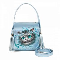 Молодежная квадратная сумка "Весёлый Чешир" - ручной работы с рисунком на заказ |  Sumnizza