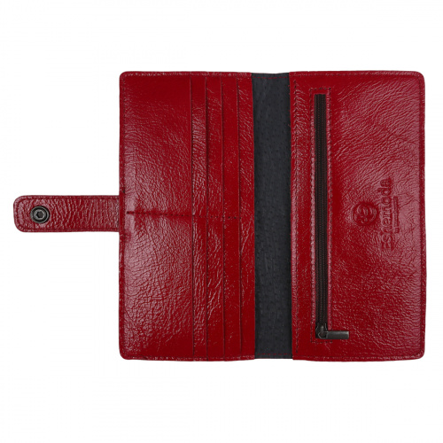 Женский кожаный кошелек с принтом "Любимый Париж" - кожаный женский кошелек-портмоне ручной работы с рисунком на заказ |  Sumnizza фото 3