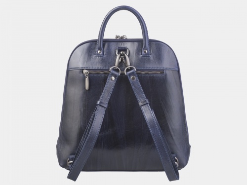 Женский рюкзак с рисунком по коже "Чеширский кот" ручной работы с рисунком на заказ | Sumnizza фото 3