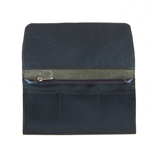 Женский кошелек-портмоне с рисунком "Машина времени" - кожаный женский кошелек-портмоне ручной работы с рисунком на заказ |  Sumnizza фото 2