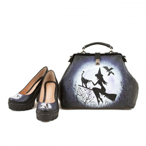 Женские туфли на высокой платформе "Полнолуние" фото фото 6