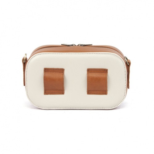 Женская кожаная сумка на плечо, на пояс с росписью "Лисица" — кросс боди с принтом на заказ фото 4