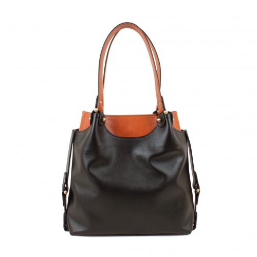 Двухслойная женская сумка с росписью "Лиса охотница" - кожаная женская сумка хобо, сумка мешок ручной работы с рисунком на заказ |  Sumnizza фото 3