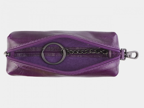 Ключница "Алиса Часы" - кожаная ключница ручной работы с рисунком на заказ |  Sumnizza фото 3