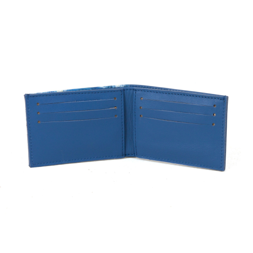 Кожаный кошелек для карт и купюр с рисунком "Вспоминая Ван Гога" - кожаный женский кошелек-портмоне ручной работы с рисунком на заказ |  Sumnizza фото 2