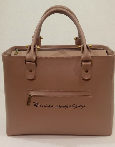 Кожаный шоппер с рисунком «Портрет чихуахуа» ручной работы - изготовление кожаной женской сумки ручной работы с рисунком | Сумки с принтом на заказ - Sumnizza фото 2