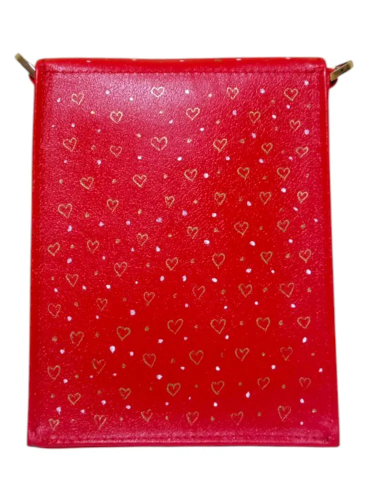 Женская сумка для телефона на плечо с рисунком «Лисичка» | Авторская ручная работа — кросс боди с принтом на заказ фото 2