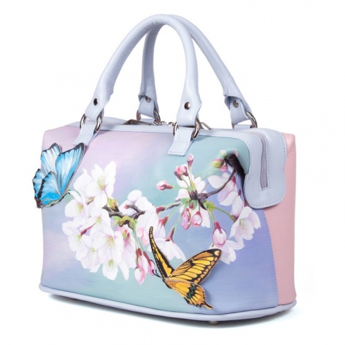 Комплект из саквояжа и кошелька "Весенний" фото фото 2