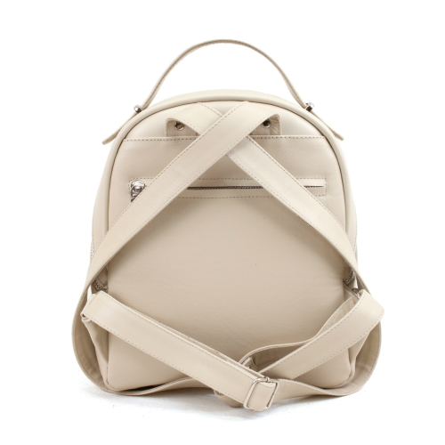 Рюкзак кожаный женский белый с рисунком ручной работы на заказ "Мэрилин" ручной работы с рисунком на заказ | Sumnizza фото 4