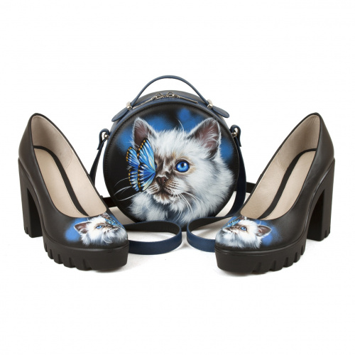 Женские туфли на платформе "Привет, бабочка" фото фото 4