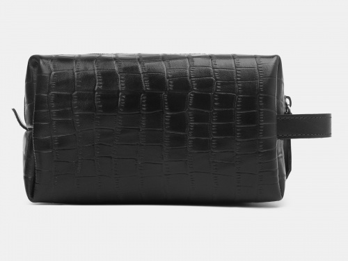 Женская косметичка из натуральной кожи "Под крокодила" - кожаная женская косметичка ручной работы с рисунком на заказ |  Sumnizza фото 2