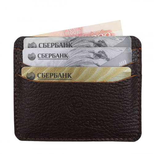 Кожаный кард-холдер для карт и купюр с принтом "Лис охотник" - кожаный женский конверт для карт, холдер ручной работы с рисунком |  Sumnizza фото 3