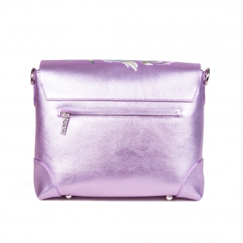 Комплект балетки и сумочка через плечо "Колибри" - кожаный женский набор рюкзак и ботинки ручной работы с рисунком |  Sumnizza фото 8