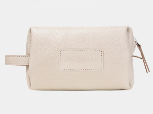 Женская косметичка из натуральной кожи "Молоко" - кожаная женская косметичка ручной работы с рисунком на заказ |  Sumnizza