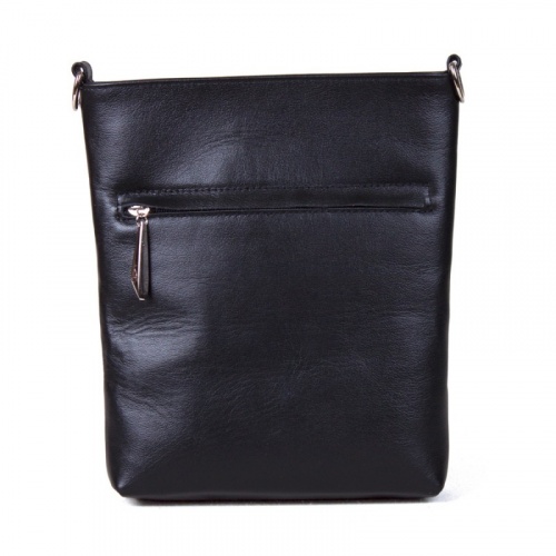 Женская кожаная сумка через плечо с рисунком ручной работы "Черная пантера" — кросс боди с принтом на заказ фото 3