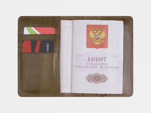 Обложка для паспорта премиум  "Райская птица" - кожаный женский кошелек-портмоне ручной работы с рисунком на заказ |  Sumnizza фото 3